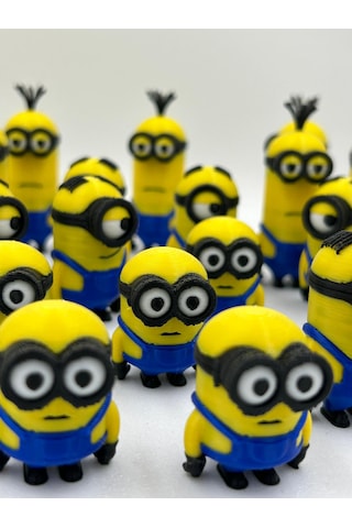 18 Li Minions 3d Baskı Figür Seti Çocuklar Ve Koleksiyoncular Için Minions