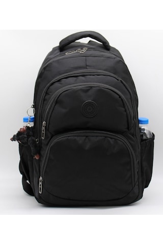 Bvt-34600 Su Itici Kumaş Okul Çantası Unisex Sırt Çantası Siyah Siyah Siyah Siyah
