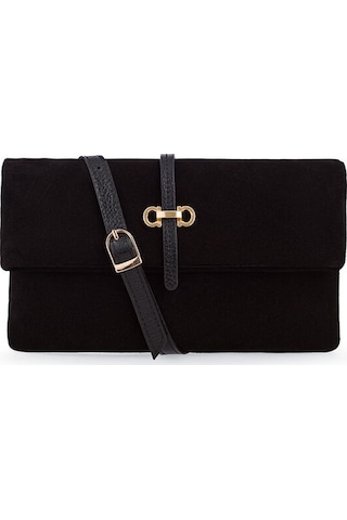Bilik Deri Exclusive Siyah Kadın Portföy & Clutch Çanta Blm P-02-sü Siyah