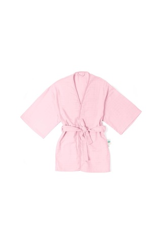 Lapıns%100 Pamuk Müslin Çocuk Kimono - Innocent Pink Cckkmn-ınp-00002y