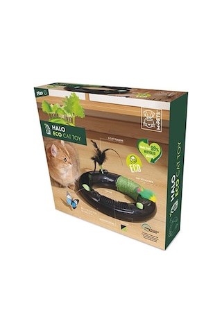 M-pets Halo Eco Kedi Oyuncağı Siyah 30,5x30,5x5,5 Cm 244-50075.01