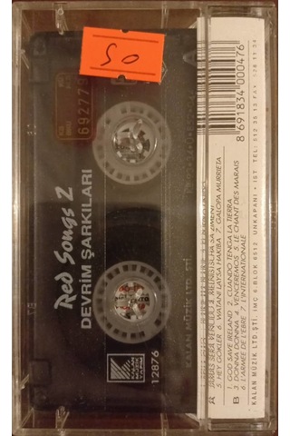 Plak Değildir Kaset Tir Red Songs 2 Dünya Devrim Şarkıları Kase