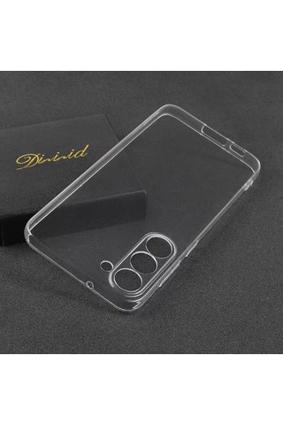 Samsung Galaxy Uyumlu S23 Plus Kılıf Şeffaf Silikon Hibrit Case Kapak