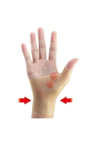 Bir Boyut-manyetik Terapi Bilek El Başparmak Desteği Eldiven Silikon Jel Artrit Basınç Düzeltici Masaj Ağrı Kesici Eldiven Satış Çok Renkli