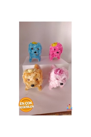 Pilli Havlayan Süslü Köpek Şapkası - Eğlenceli Oyuncak Köpek Figürü