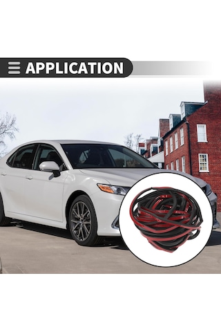 Evrensel Araba Weathersstrip Kapı Hava Sıyırma Kenar Trim Conta Şeridi, 52.5ft, Epdm Kauçuk, Siyah