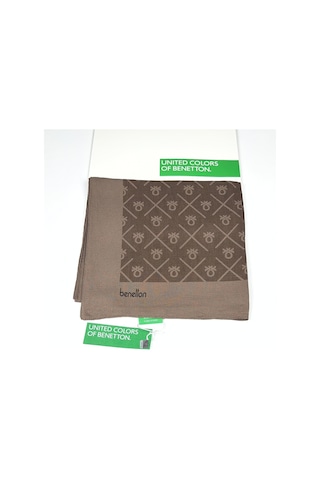 Benetton Elegante Uno Şal 1026 Açık Kahverengi
