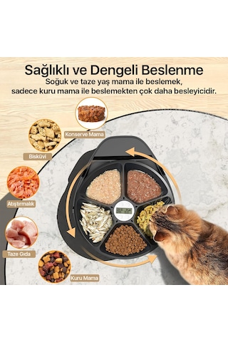 Ubpet Akıllı Soğutuculu Yaş Mama Kabı