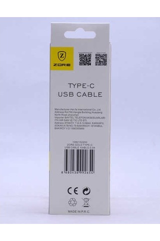 Zore Gold Type-C Usb Kablo Z-04 (511000042)