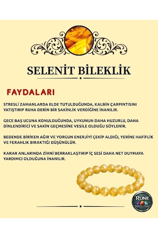 Selenit Doğaltaş Bileklik Diğer