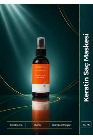 Louvess Argan Yağı Shea Butter Kafein Keratin Saç Bakım Maskesi 150 ML