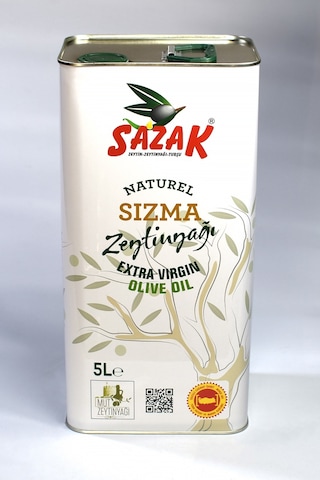 Sazak Natürel Sızma Zeytinyağı 5 L