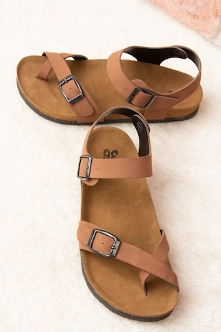 Fox Shoes Taba Kadın Sandalet H777786002