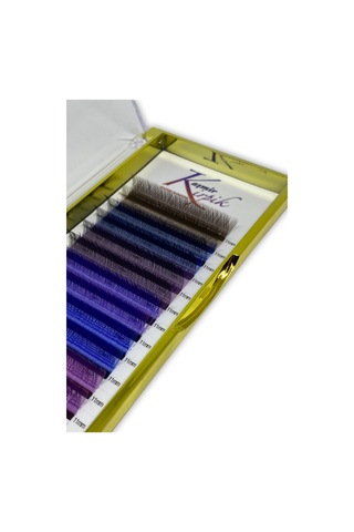 Kaşmir Y 0.07-C 11 MM Renkli Mix Kirpik