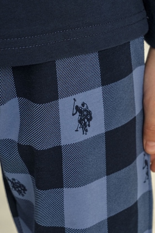 U.S. Polo Assn. Erkek Çocuk Pijama Takımı Baskılı Lacivert Uzun Kol Pijama Takımı Us2647-c-v1 Us2647-c-v1
