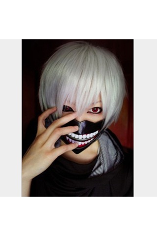 Tokyo Ghoul Cosplay Wig Tokyo Ghoul Cosplay Peruk Doğum Giftleri Yeni Yıl Hediyeleri