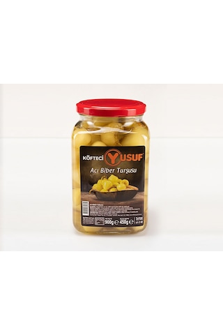 Köfteci Yusuf Acı Biber Turşusu 900 G