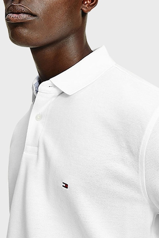 Tommy Hilfiger Erkek Polo Yaka T Shirt Mw0mw17771 Ybr Beyaz Beyaz