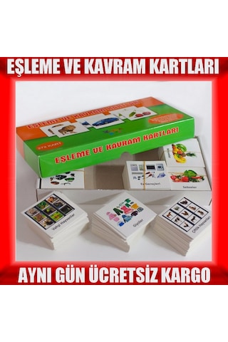 Eğitim Kartları Eşleme ve Kavram Kartları Eğitici ve Öğretici
