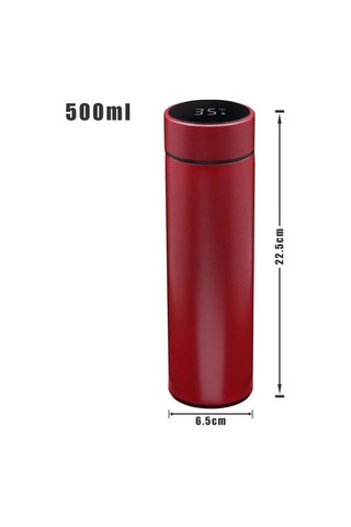 Sıcaklık Göstergeli Dijital Termos 500 Ml Renkli