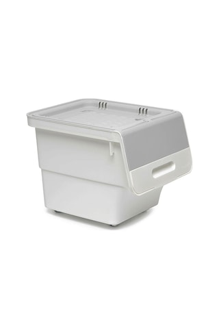 Motek Organizer Tekli 12 L Gri Beyaz