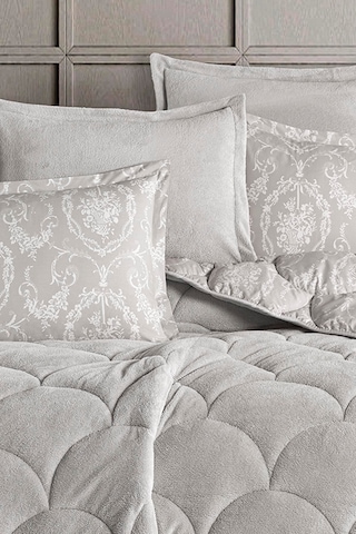 Nordqueen Wellsoft Çift Kişilik Uyku Seti Çift Taraflı Sorti Gri