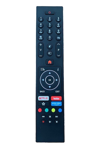 Vestel Uyumlu Turn 4k Led Tv Kumandası - Netflix, Youtube, Primevideo Tuşlu Kumanda - Lcd626-9023424152224