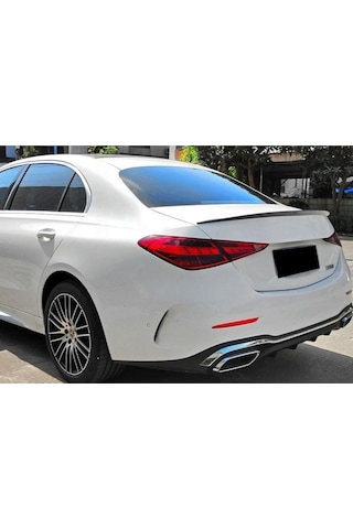 Mercedes C W206 Bagaj Üstü Spoiler Parlak Siyah Spoyler Plastik İthal 2021+