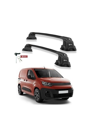 Turtle Citroen Berlingo 2019-2025 Ara Atkı Air3 Siyah