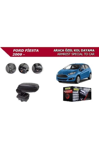 Ford Fiesta Araca Özel Kol Dayama Siyah 2009-2017 Niken