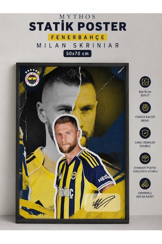 Mythos Statik Poster Fenerbahçe Milan Skriniar 50x70 Cm