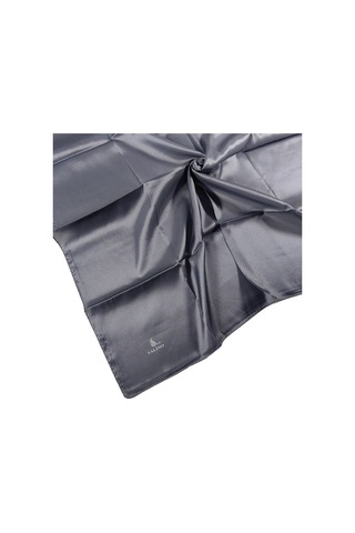 Mim Eşarp Mısırlı Eşarpları Degrade Kristal Sport Bulut Desenli Polyester Eşarp Açık Gri - Gümüş