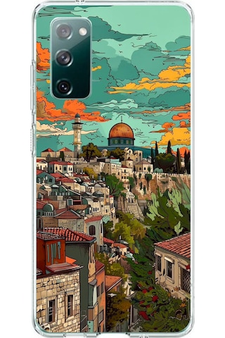 Samsung Galaxy S20 Fe Uyumlu Özgür Filistin Ve Kubbetüs Sahra Baskılı Silikon Kılıf Renkli Samsung Galaxy S20 Fe Uyumlu Özgür Filistin Ve Kubbetüs Sahra Baskılı Silikon Kılıf Renkli