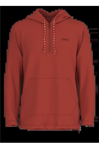 Levi's Polar Half Zip Sweatshirt-6474 Kırmızı