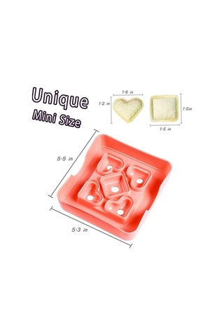 Pembe Öğle Kutusu - Sızdırmaz Sandviçlik, Çocuklara Özel Kesici Pembe