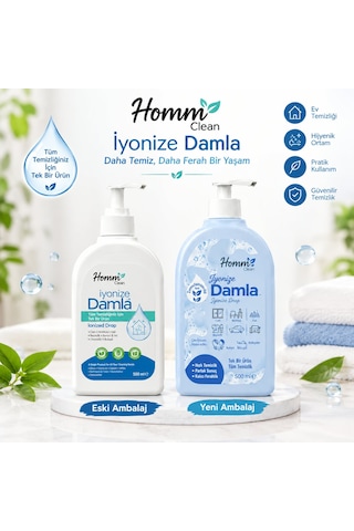 İyonize Damla 500 Ml Tekli