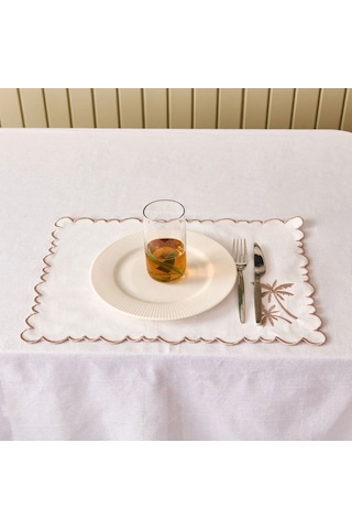 Evidea Soft Palm Amerikan Servis - Beyaz - 30x50 Cm Beyaz