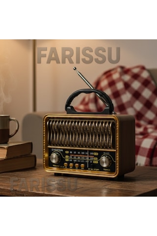 Everton Rt-751 Nostaljik Tasarımlı Bluetooth/solar/usb/tf Kart Destekli Am/fm/sw