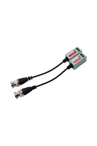 Video Balun Çift BNC Pasif Sinyal Alıcı-Vericileri HD-CVI/TVI/AHD