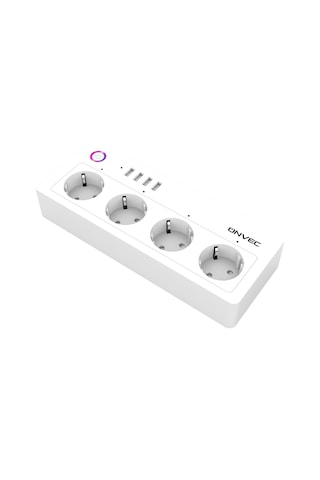 Onvec 2gen Tuya Wi-fi Destekli 4lü Akım Korumalı Usbli Smart Grup Priz-uygulama Üzerinden Kontrol