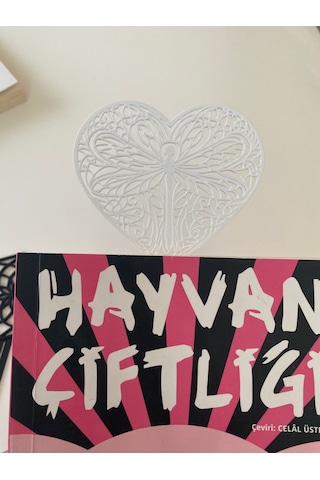 Desenli Kitap Ayracı 3 Lü Set Kelt, Kalp, Geometrik-siyah-beyaz, Hediye