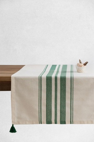 Tereza Runner Yeşil Masa Örtüsü