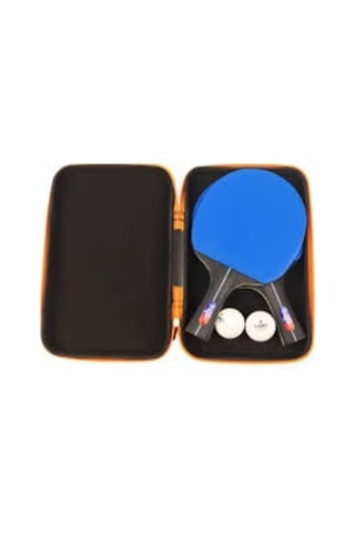 Loki İttf Onaylı Mavi Masa Tenisi Raketi 2 Raket Top Kılıf
