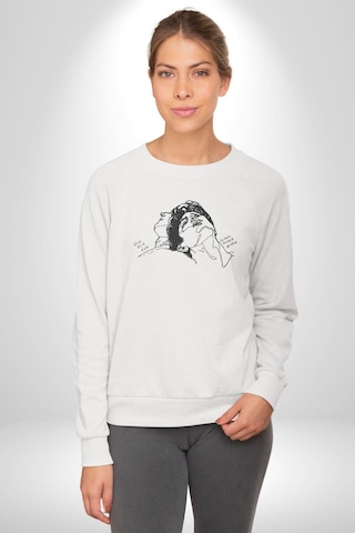 Elio Ve Oliver Call Me By Your Name Unisex Beyaz Baskılı Sweatshirt Beyaz