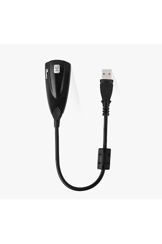 7.1 USB 12 Kanal 64 Bit 5Hv2 Destekli Kablolu Audio Çevirici Harici Ses Kartı