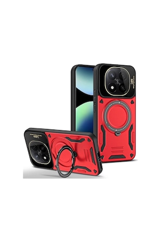 Xiaomi Redmi Note 14 Pro 5g Kılıf Joy Lens Standlı Kapak