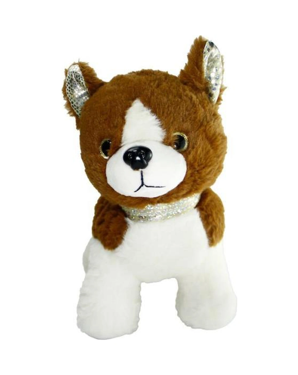Pb30779-23 Peluş Ayakta Köpek 23 Cm Gri