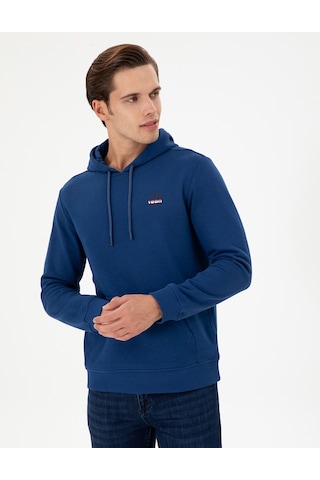 U.s. Polo Assn. Erkek İndigo Sweatshirt 50293454-vr028 Indıgo İndigo