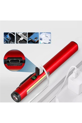 Hubrendy Kargo Şarjlı Mıknatıslı Çalışma Lambası Cep Feneri Wt-307-s
