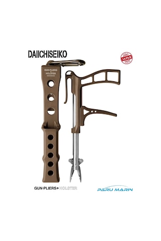 Daiichiseiko Gun Pliers İğne Çıkarma Pensesi ve Taşıma Kılıfı Dark Earth